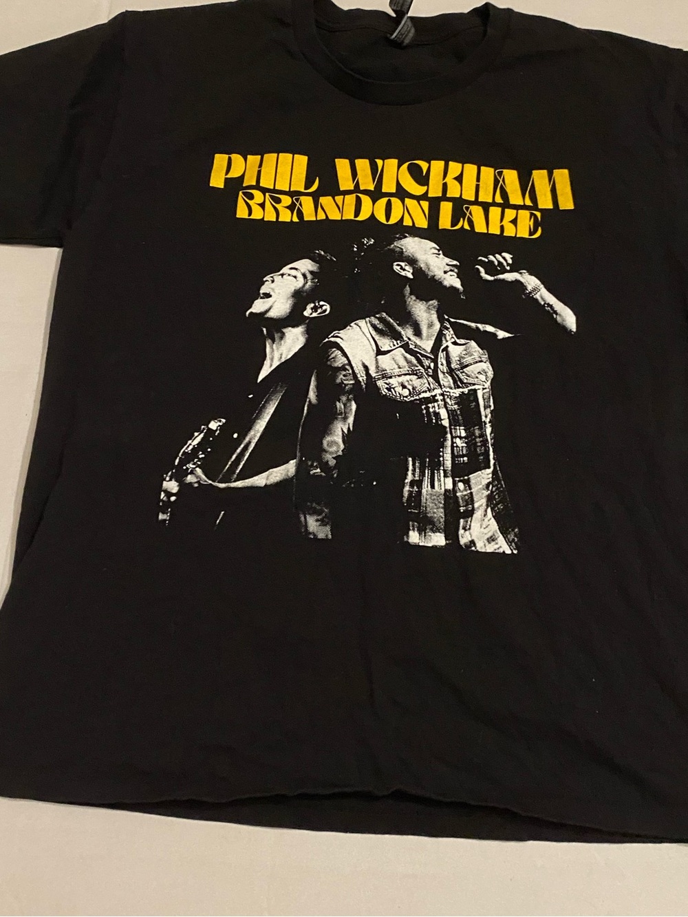 Phil Wickham Brandon Lake Black Large Tee Summer Worship Nights 2025 20” armpit